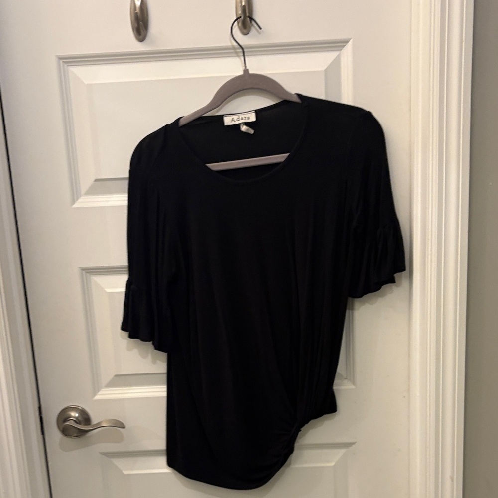 ADORA Elegant Black Women's Blouse